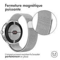 imoshion Bracelet magnétique milanais Google Pixel Watch / Watch 2 / Watch 3 (41 mm) - Argent