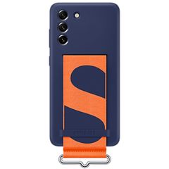 Samsung ﻿Original Coque en silicone à sangle Galaxy S21 FE - Navy