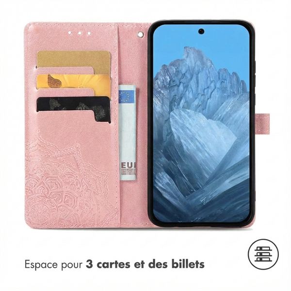 imoshion Etui de télephone Mandala Google Pixel 9 / 9 Pro - Rose Doré