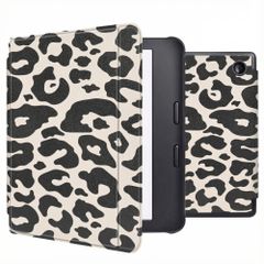 imoshion Design Slim Hard Sleepcover avec support Kobo Libra 2 / Tolino Vision 6 - Leopard