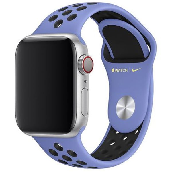 Apple Nike Sport Band Apple Watch Series 1-9 / SE - 38/40/41 mm / Series 10 - 42 mm - Royal Pulse/Noir