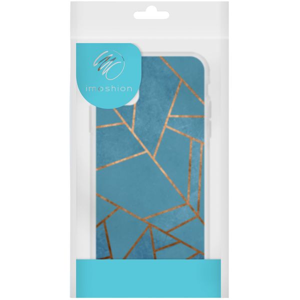 imoshion Coque Design Apple iPhone 12 (Pro) - Blue Graphic