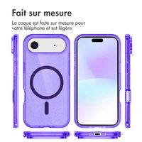 imoshion Coque Pailletée avec MagSafe Apple iPhone Air - Violet