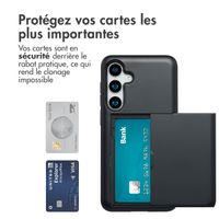 imoshion Coque arrière avec porte-cartes Samsung Galaxy S25 Plus - Noir