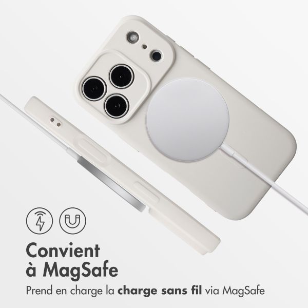 imoshion Coque Couleur avec MagSafe Apple iPhone 17 Pro Max - Beige