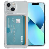 imoshion Coque silicone avec porte-cartes Apple iPhone 13 - Transparent
