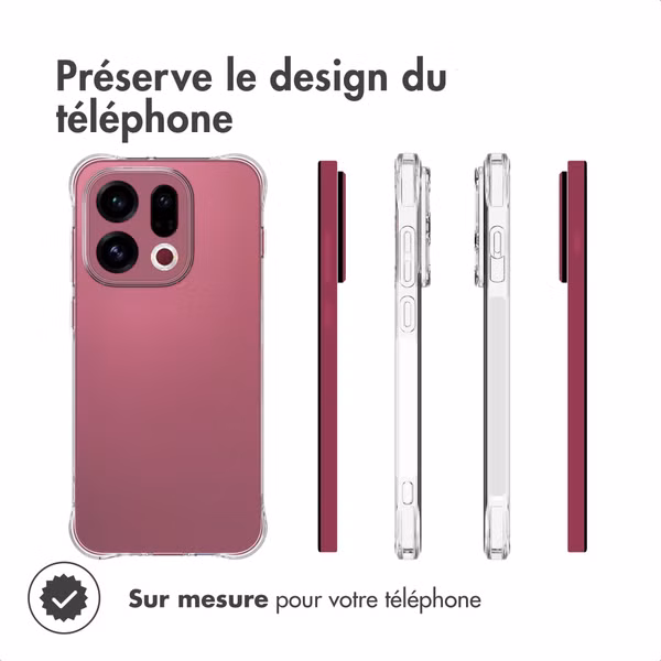 imoshion Shockproof Case Oppo Find X9 - Transparent