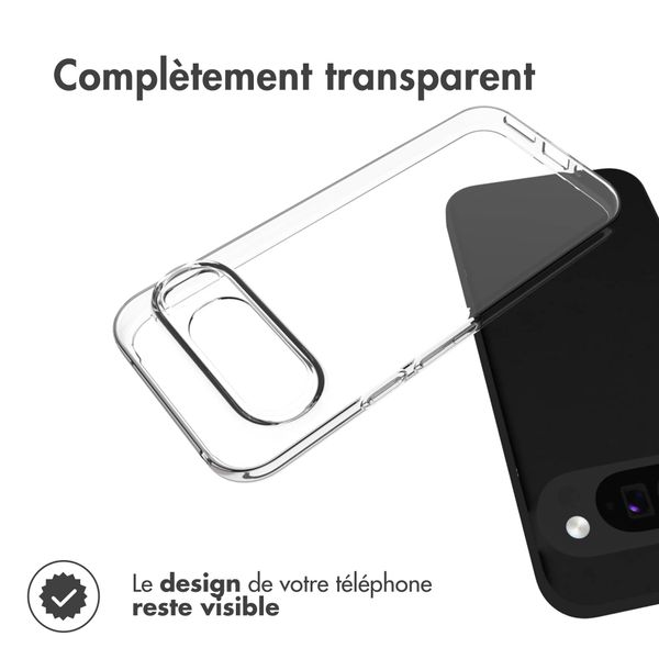 Accezz Coque Clear Google Pixel 9 Pro XL - Transparent