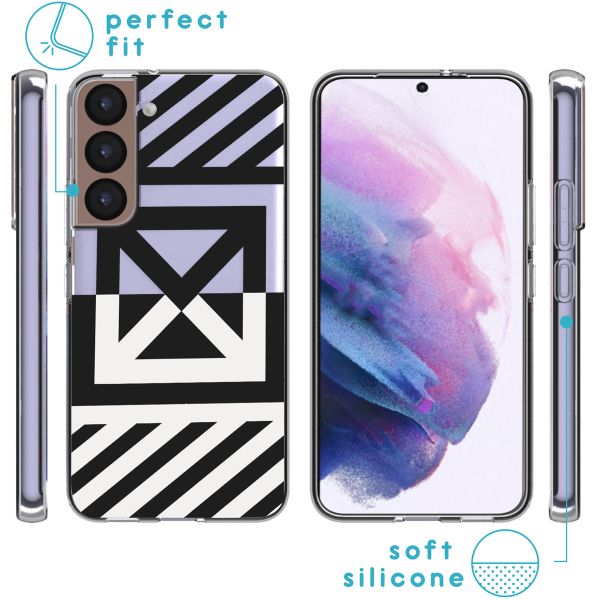 imoshion Coque Design Samsung Galaxy S22 - Graphic stripes