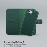 Selencia Étui portefeuille amovible Olyn avec MagSafe Apple iPhone 16e - Vert
