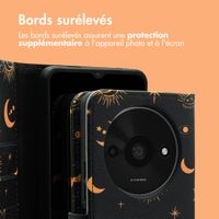imoshion Étui de télephone portefeuille Design Xiaomi Redmi A3 - Sky Black