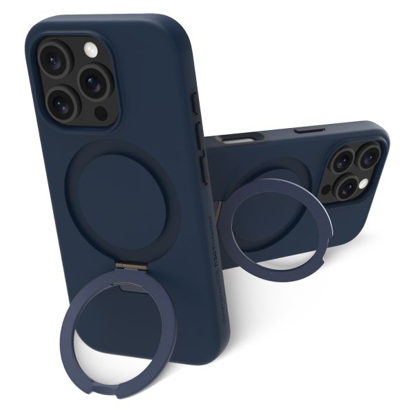 dbramante1928 Coque Iceland Ultra D3O avec MagSafe Stand Apple iPhone 16 Pro - Blue