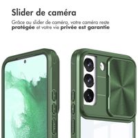 imoshion Coque arrière Camslider Samsung Galaxy S22 - Vert foncé