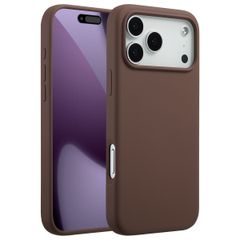 Accezz Coque Liquid Silicone avec MagSafe Apple iPhone 17 Pro Max - New Tea Brown