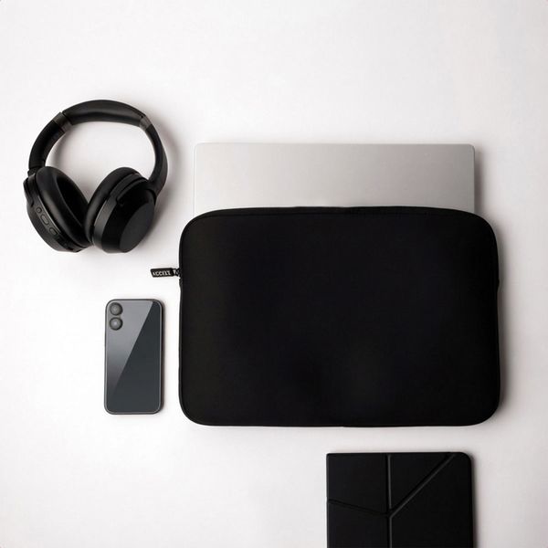 Accezz Pochette ordinateur de base 17 pouces - Noir