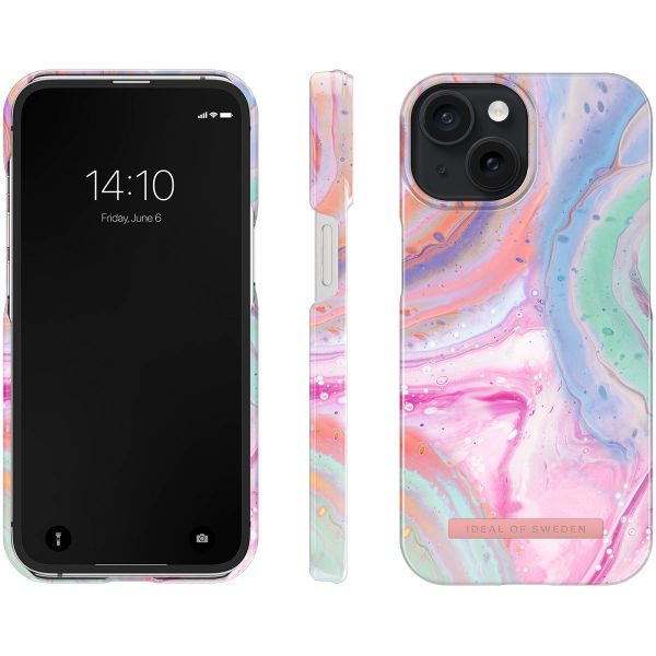 iDeal of Sweden Coque Fashion Apple iPhone 15 - Pastel Marble