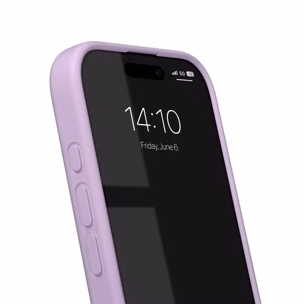 iDeal of Sweden Coque en silicone avec MagSafe Apple iPhone 16 - Lavender Milk