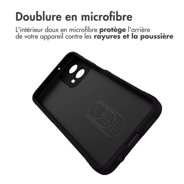 imoshion Coque arrière EasyGrip Motorola Moto G34 - Noir