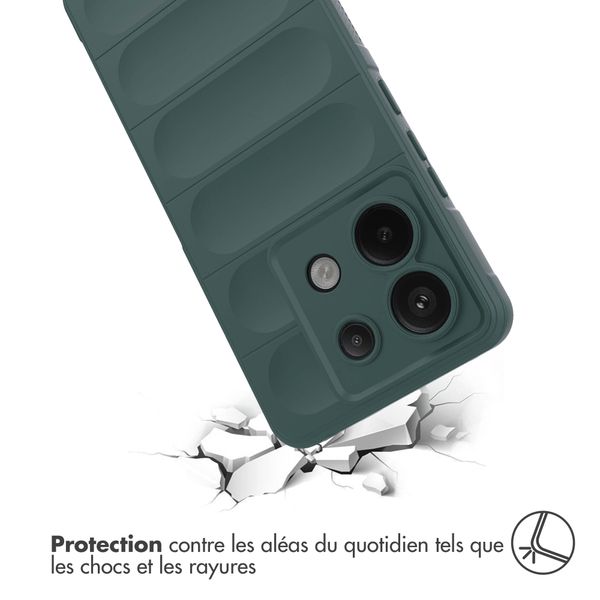 imoshion Coque arrière EasyGrip Xiaomi Redmi Note 13 Pro (5G) - Vert foncé