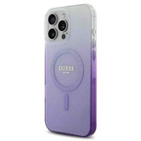 Guess Coque MagSafe IML Glitter Gradient Apple iPhone 16 Pro Max - Purple