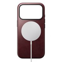 Nomad Coque Modern Horween Leather Apple iPhone 17 Pro - Burgundy