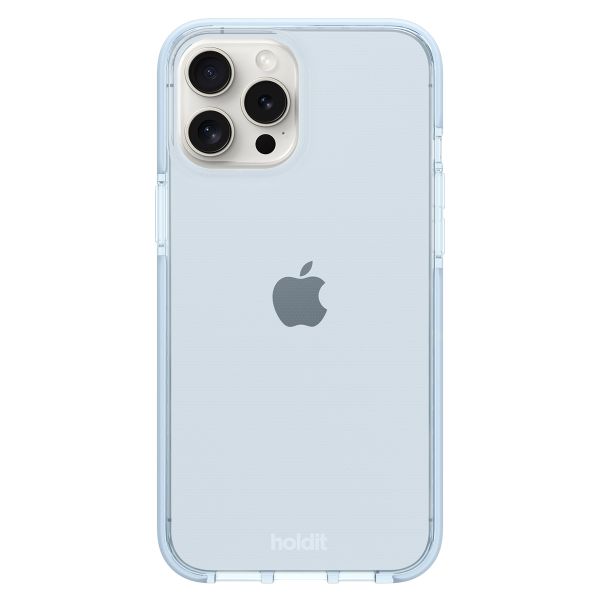 Holdit Coque Seethru iPhone 15 Pro Max - Mineral Blue