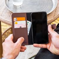 Accezz Premium Leather 2 in 1 Wallet Bookcase Samsung Galaxy A35 - Marron