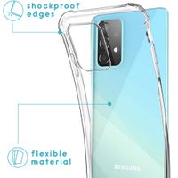 imoshion Coque avec cordon Samsung Galaxy A52(s) (5G/4G) - Noir / Dorée