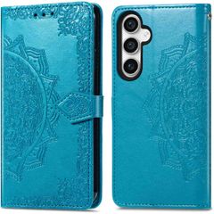 imoshion Etui de téléphone portefeuille Mandala Samsung Galaxy S23 FE - Turquoise