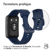 imoshion Bracelet en silicone Huawei Watch Fit - Bleu foncé