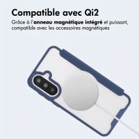 imoshion Bookcase transparente avec MagSafe Samsung Galaxy A37 (5G) - Bleu