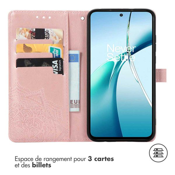 imoshion Etui de télephone Mandala Xiaomi Redmi Note 14 (4G) - Rose Doré