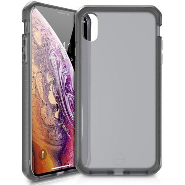 Itskins Coque Supreme Frost iPhone Xr - Noir / Gris