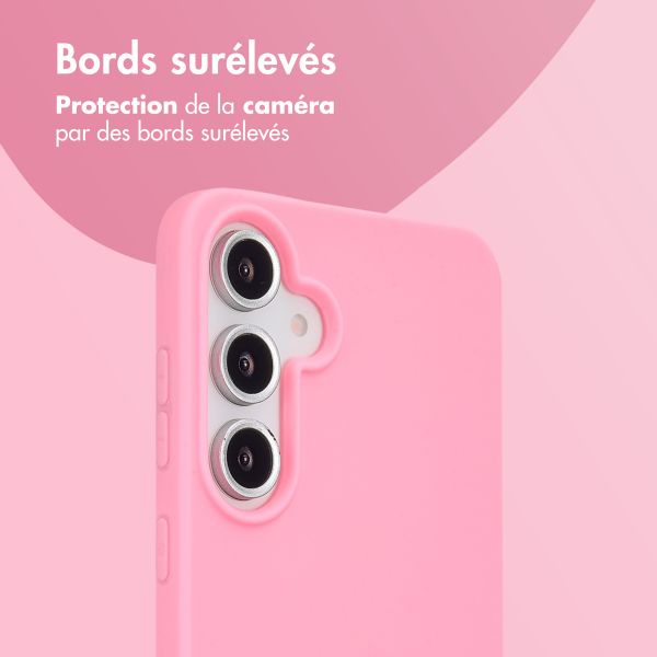 imoshion Coque Couleur Samsung Galaxy S24 FE - Bubblegum Pink