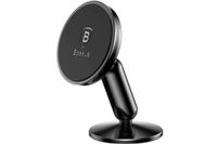 Baseus Magnetic Car Mount - Support de téléphone pour voiture - Tableau de bord ou pare-brise - Magnétique - Noir