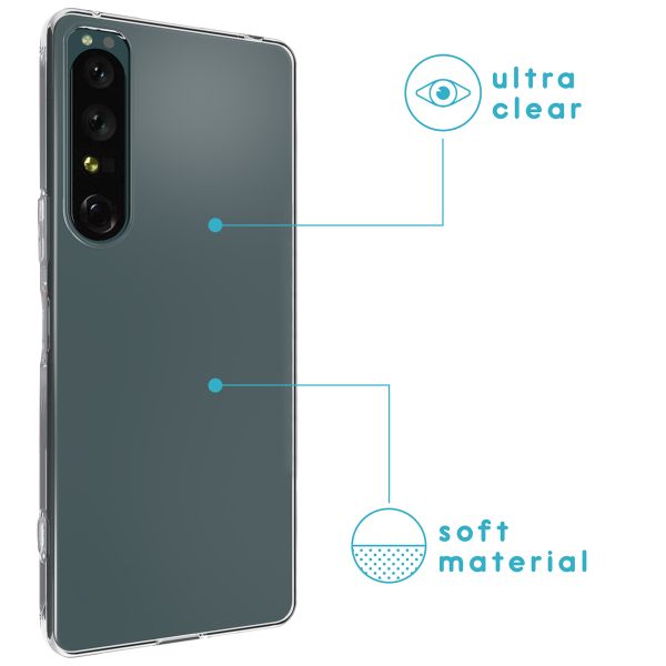 imoshion Softcase Back Cover Sony Xperia 1 IV - Transparent
