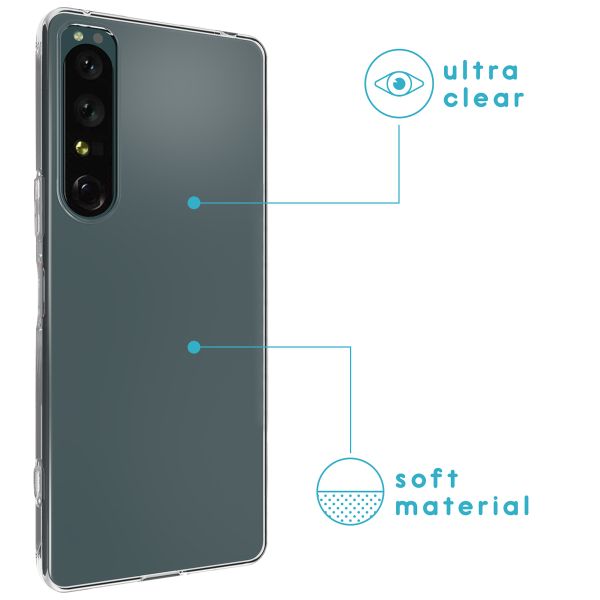 imoshion Coque silicone Sony Xperia 1 IV - Transparent