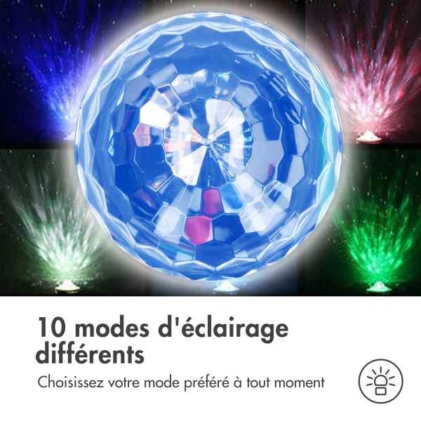 imoshion ﻿Projecteur d'étoiles - Ciel étoilé - 10 modes d'éclairage - Noir