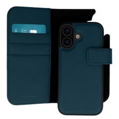 imoshion Étui portefeuille luxe 2-en-1 amovible Apple iPhone 16 - Bleu