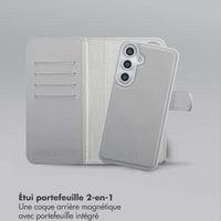 Selencia Étui portefeuille amovible Olyn avec MagSafe Samsung Galaxy S24 FE - Gris