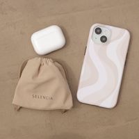 Selencia Coque Vivid Apple AirPods 4 - Desert Waves Beige