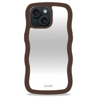 Holdit Coque Wavy iPhone 15 / 14 / 13 - Chocolate / Mirror