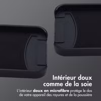 imoshion Coque arrière Color avec cordon amovible et MagSafe Apple iPhone 14 Pro Max - Noir