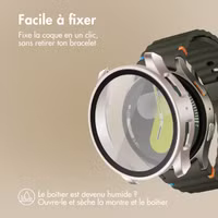 imoshion Coque rigide à couverture complète Samsung Galaxy Watch 7 - 40 mm - Starlight