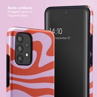 Selencia Coque arrière Vivid Samsung Galaxy A53 - Dream Swirl Pink