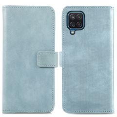 imoshion Étui de télephone portefeuille de luxe Samsung Galaxy A12 - Bleu clair