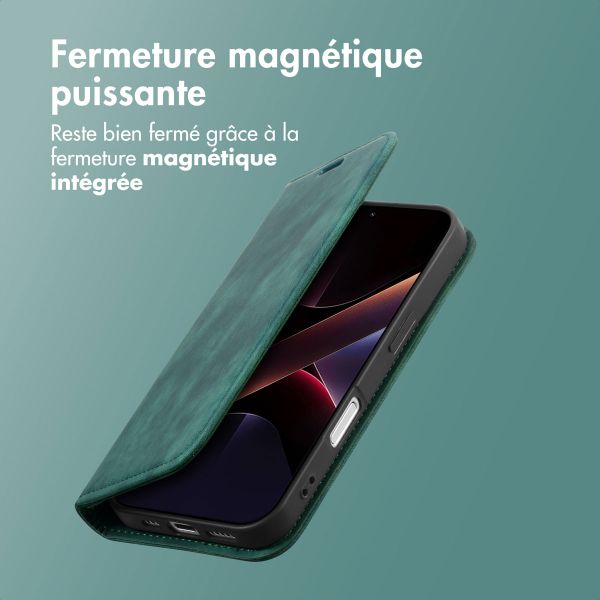 imoshion Étui de téléphone portefeuille Slim Xiaomi Poco X7 - Vert