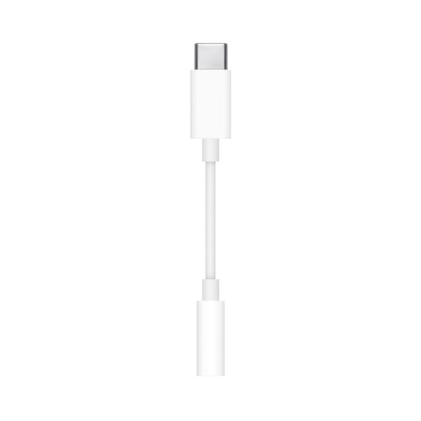 Apple Adaptateur de connexion audio USB-C vers Jack 3,5 mm (AUX) - Blanc
