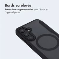 imoshion Bookcase transparente avec MagSafe Samsung Galaxy S25 / S24 - Noir