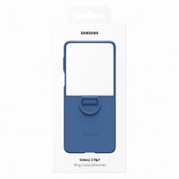 Samsung Original Coque en silicone Ring Samsung Galaxy Z Flip 7 - Blue